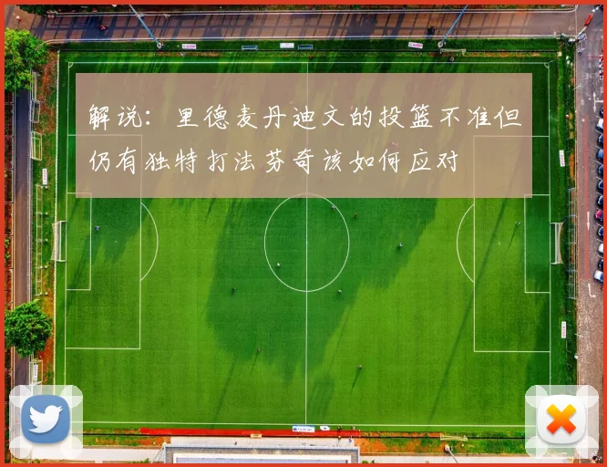 解说：里德麦丹迪文的投篮不准但仍有独特打法芬奇该如何应对